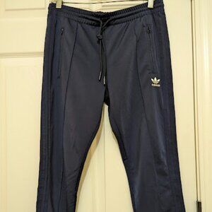 Adidas Originals Navy Blue Cropped Sweatpants Sz Small